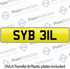 SYB 31L VERY RARE SYBIL CHERISHED PRIVATE NUMBER PLATE DVLA REGISTRATION
