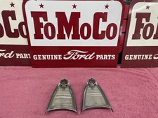 1956 Ford Fairlane Back-up Light Housings With Lenses T-bird 1956 Ford Fairlane Back-up Light Housings With Lenses T-bird