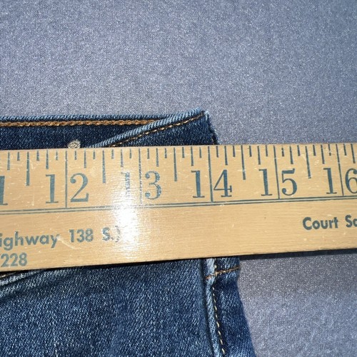Abercrombie & Fitch Jeans Youth Sz 13/14 Dark Wash Straight Leg - Picture 5 of 13
