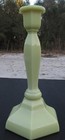 EAPG Antique, Uranium, Custard, Gillinder & Sons Candlestick, Great Condition !! — photo 5
