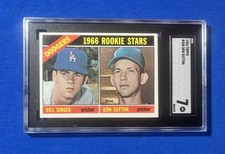 1966 Topps #288 Don Sutton Los Angeles Dodgers HOF Rookie RC - SGC 7 NM