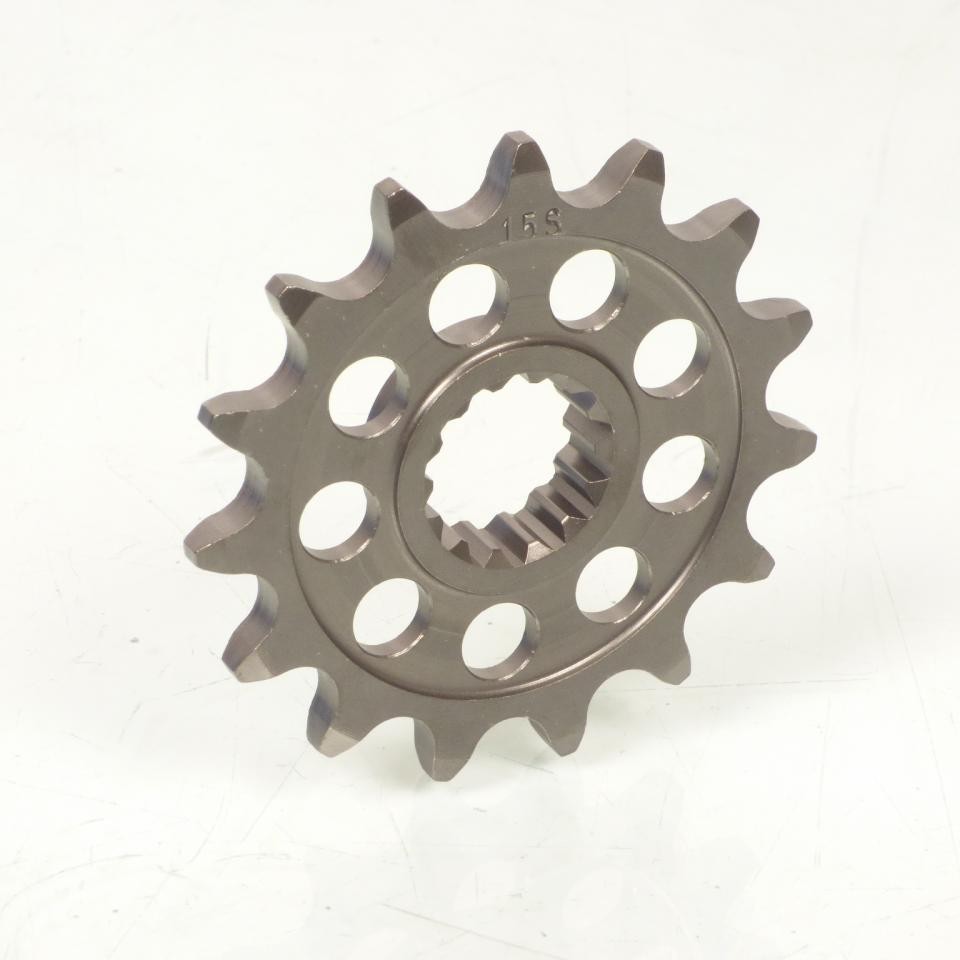 Pignon 15 dents 520 SWM 500 SM R usiné CNC haute précision