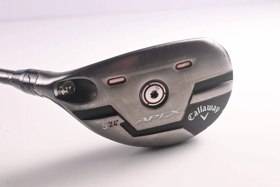 Left Hand Callaway Apex 21 #5 Hybrid / 24 Degree / Regular Flex UST Recoil DART - Image 2 of 4