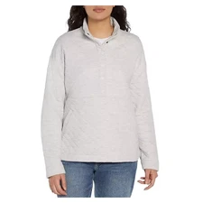 Eddie Bauer Women's Quilted Pullover  Size XXL Cream