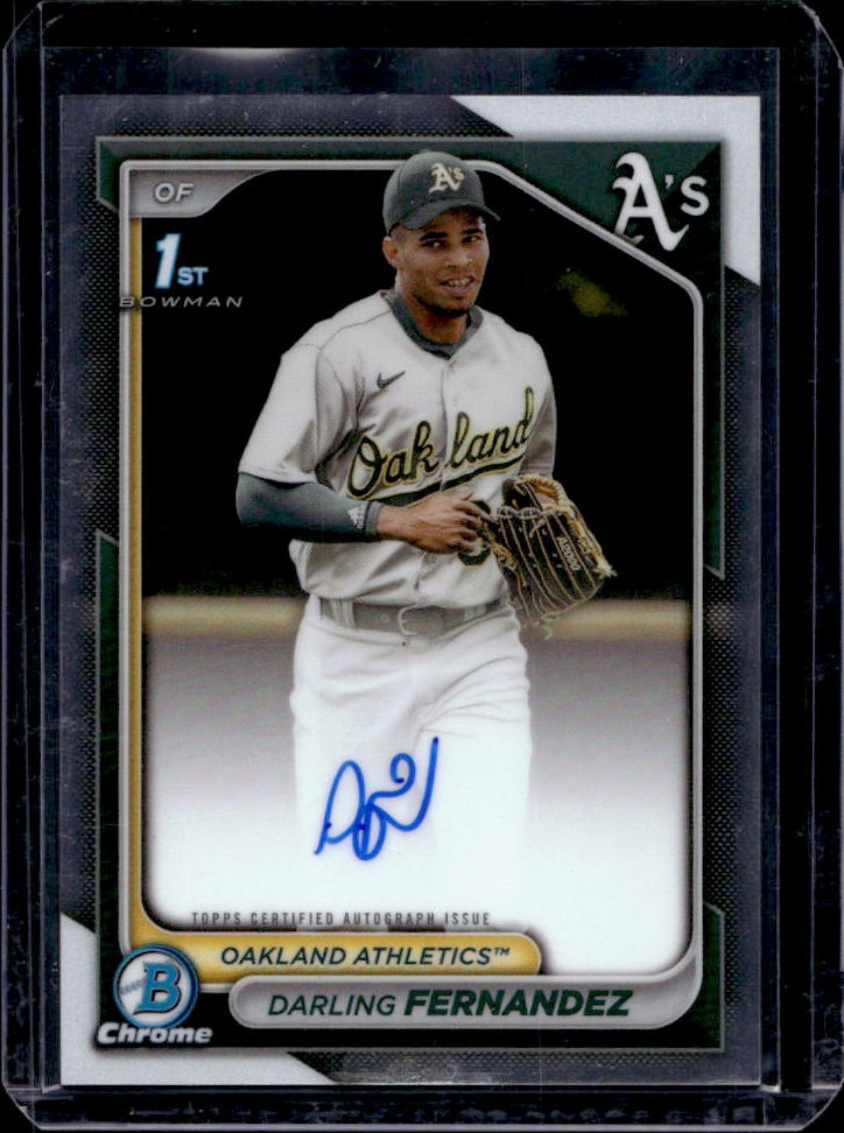 2024 Bowman Chrome Darling Fernandez Auto 1st #CPA-DF Athletics