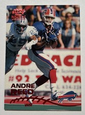 1998 Pacific Paramount Red Andre Reed #28 HOF Buffalo Bills & Kutztown 