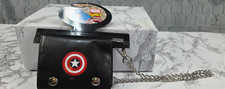 Marvel Kids Captain American Faux Leather Trifold Chain Wallet