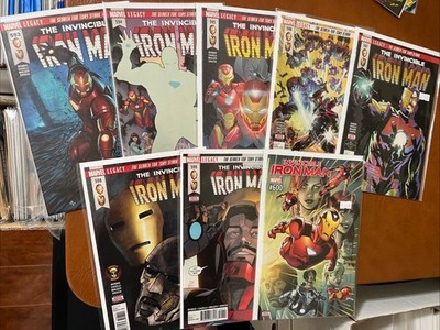 Invincible Iron Man Run 8: VF/NM to NM #593-600 Marvel 2017/18 $9 Ship