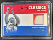 2003-04 Skybox Autographics Shawn Marion Autoclassics Memorabilia Patch #/45