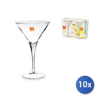 10X Bormioli Rocco Ypsilon CocktailgläSer Klarglas 24,5Cl
