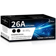 26A CF226A High Yield Toner Cartridge Black, 2Pack