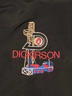     VINTAGE DICKIRSON OIL & GAS WELL DRILLING EQUIPMENT MEN S 2XL JACKET
