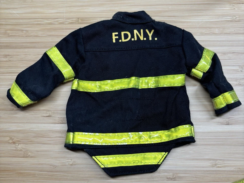 Chaqueta de Bomberos GI Joe 12” FDNY Escala 1/6 Dragón Siglo XXI Power Team Herramientas Foto 2 de 4