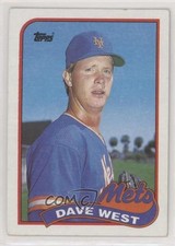 1989 Topps David West Dave West #787 06c6