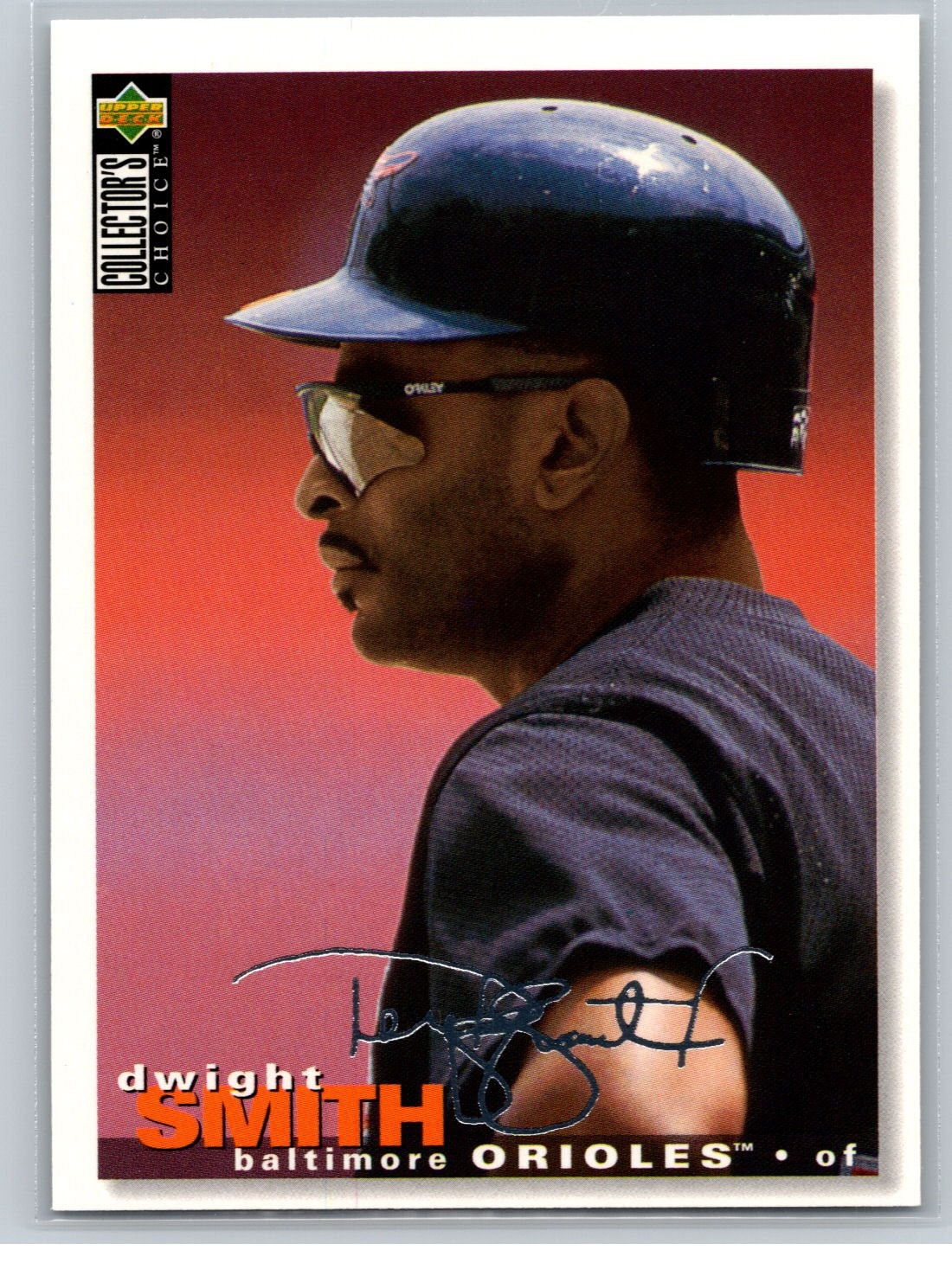 1995 Collector's Choice #336 Dwight Smith Silver Signature
