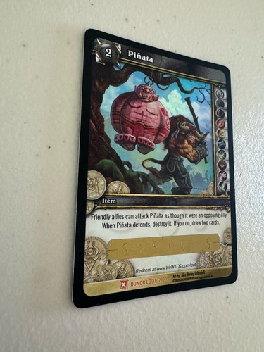 World of Warcraft TCG Pinata Unused Loot Card (Ogre Pinata) - Picture 2 of 4