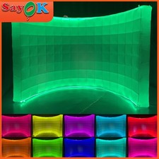 Inflatable Photo Booth Wall Selfie Booth Backdrop Enclosure for Party Exhibition