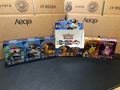 2016 POKEMON XY EVOLUTIONS BOOSTER BOX AND DECK BOX COLLECTION NM *NO  CARDS* | eBay