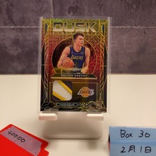 Dalton Knecht 2024-25 Panini Obsidian RC Lakers Dusk Memorabilia 07/10 Used