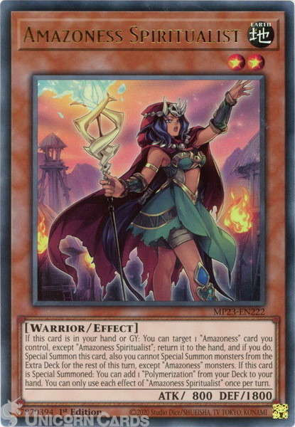 MP23-EN222 Amazoness Spiritualist :: Ultra Rare 1st Edition YuGiOh Card