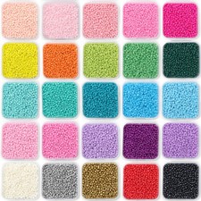 Czech Glass Seed Beads 1000pcs 3mm Colorful Round Loose Bead DIY Jewelry Finding