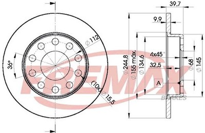 Bremsscheiben für Audi 80 B4 Avant 8C5 Stufenheck 8C2 A4 B6 8E2 8E5 90-13