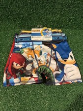 Sega Sonic the Hedgehog Boys 4-PACK Boxer Briefs Underwear Multicolor Sz 8, A9