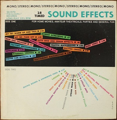 No Artist - 28 Timed Sound Effects - Used Vinyl Record - F6999z