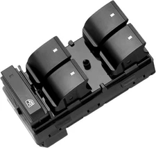 Window Switch Driver Side Master Power - Compatible with Black 
