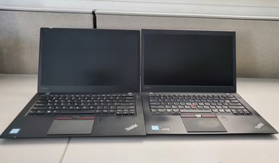 2x Lenovo ThinkPad T460s i5-6300U@2.4GHz 4GB RAM NO HD/OS *BIOS/READ* | C658