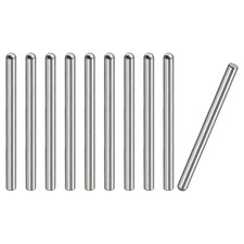 10pcs 5x80mm Dowel Pins Round Head Flat Chamfered End Dowel Pin