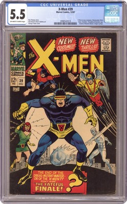 Uncanny X-Men # 39 Cgc 5.5 1967 3998542019