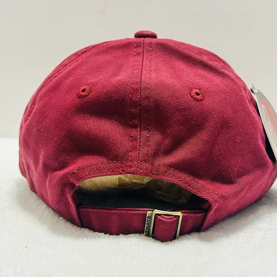 Zephyr Florida State Seminoles Arch Team Hat Cap Adjustable Strap Red NCAA - Image 4 of 4