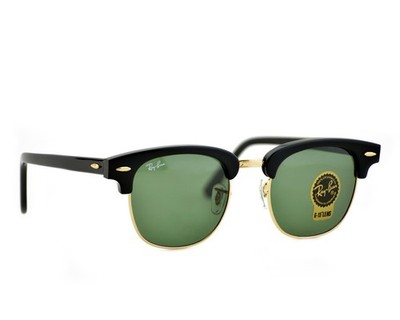Ray-Ban Sunglasses RB3016 Clubmaster Classic Black Frame  display picture 1