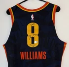 Jalen Williams Signed "DUB Thunder Up" Nike ADV NBA Authentic Rookie Jersey BAS