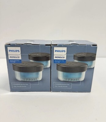 Quick Clean Pod Replacement Cartridge Compatible with Philips Norelco, 4 pack