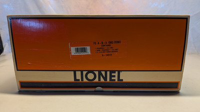 Lionel 6-14512 Lionel F3 ABA Diesel Locomotive Set C-10 NIB