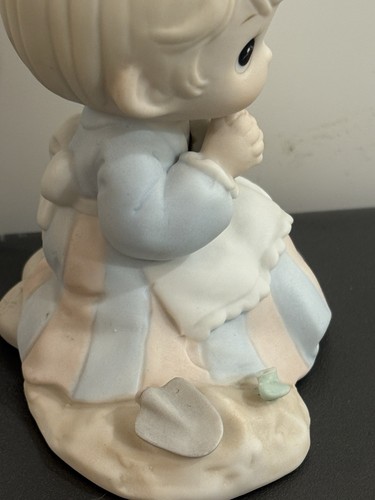 Precious Moments Sowing The Seeds Of Love 1992 #PM922 Butcher Retired Enesco - Picture 5 of 8