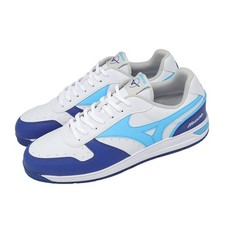 Scarpe da golf casual uomo Mizuno City Wind GS blu bianco sneakers 51GM2622-03