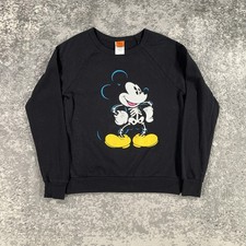 Disney Sweatshirt Kids Large L Mickey Mouse Skeleton Crewneck Pullover Halloween