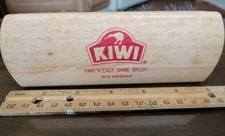 Kiwi 100 Horsehair 6" Shoe Shine Brush Wood Handle