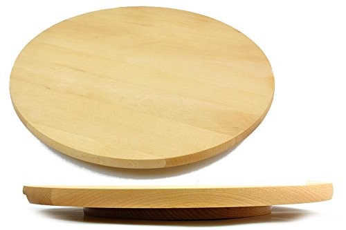 ROTANTE, TAVOLA, LAZY SUSAN, ROTONDO, DI LEGNO, GIREVOLE, SERVIZIO, (F0w)
