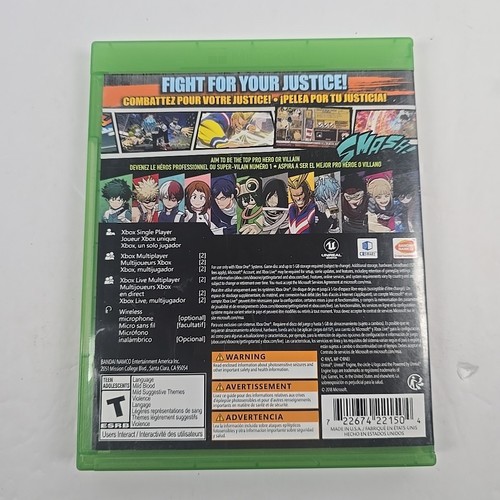 My Hero One's Justice Xbox One, 2018) Saubere Disc Kostenloser Versand - Bild 4 von 4
