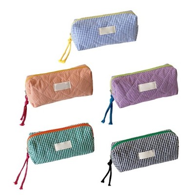 Multipurpose Pen Case Pencil Bag Travel Makeup Storage Bag for Student Women