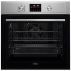 AEG BPX53506EM - Stainless steel Built in Electric Single Oven - Pyrolytic