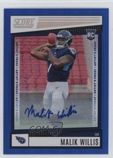 2022 Score Rookies Artist Proof Signatures /35 Malik Willis #305 Auto 1l9o