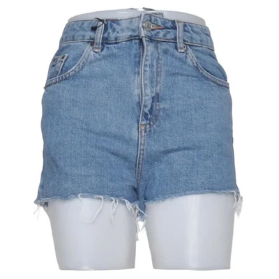 Topshop Moto, Jeans Shorts, Größe: 36, model: mom, Blau, Baumwolle #I1L - Bild 1 von 4
