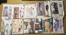 Lot Of 10 Vintage Sewing Patterns Women  s Separates Used/Unchecked
