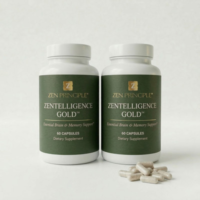 Zentelligence  Gold Brain Supplement   120 Capsules.