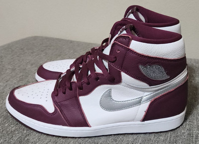 Nike Air Jordan 1 Retro High OG Bordeaux/White 555088-611 New Men's Size 15 Wide